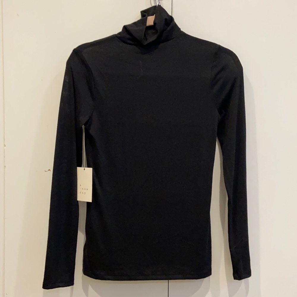 Black turtle neck